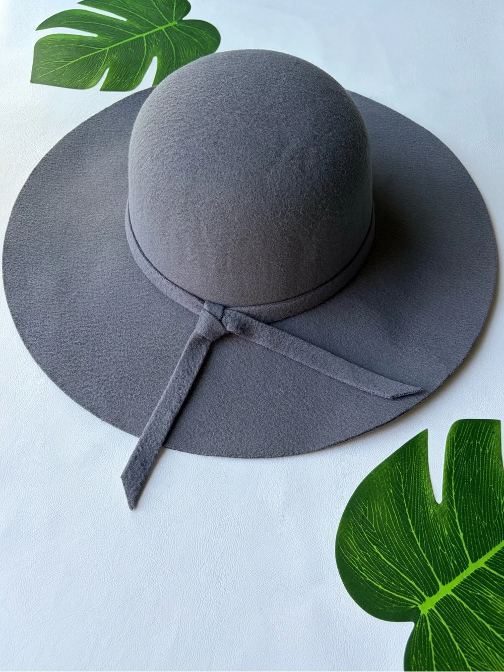 🔆Gray Wool Felt Sun Hat🔆